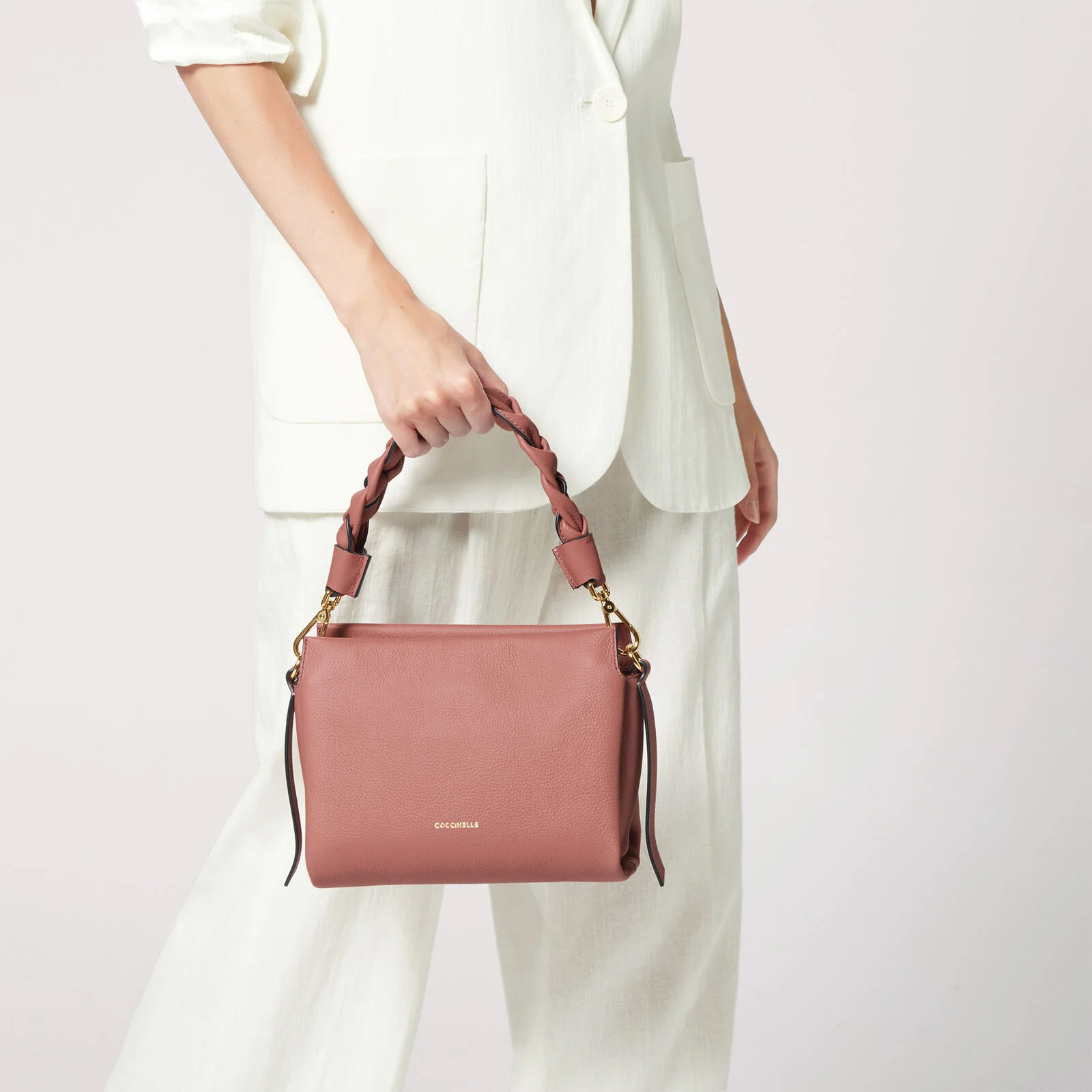 Coccinelle Boheme Grana Double Small Handbag Double Grainy Leather –  Katharina